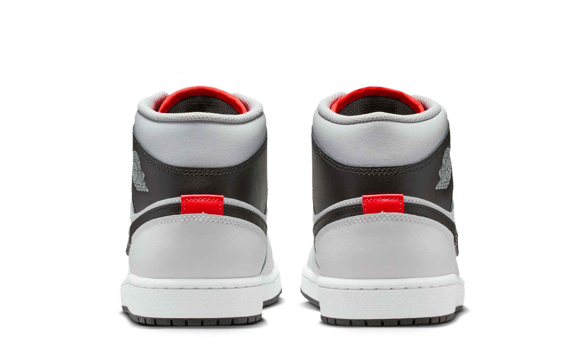 Air Jordan 1 Mid White Neutral Grey Infrared