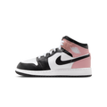 Air Jordan 1 Mid White Rust Pink Black
