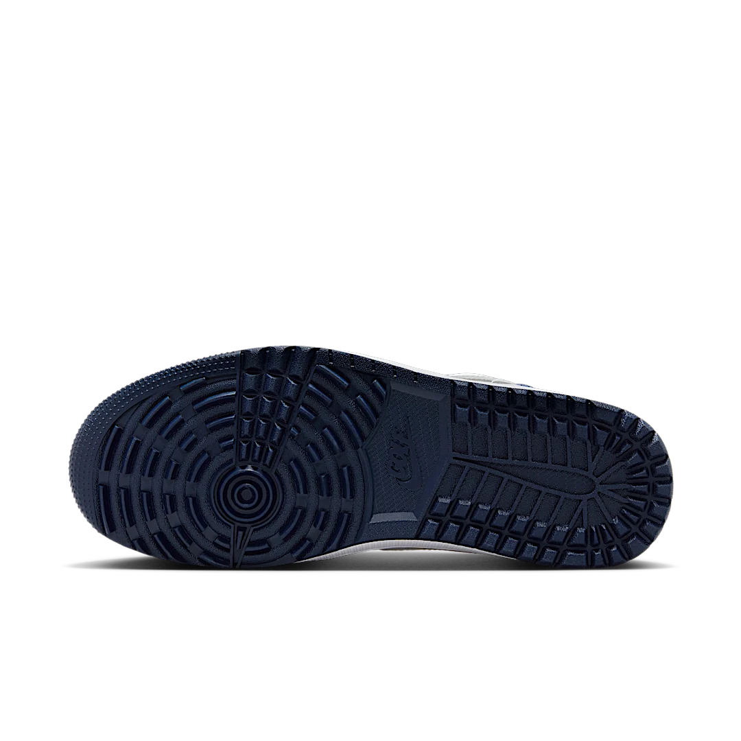 Air Jordan 1 Mule Golf Midnight Navy, White/Midnight Navy/Metallic Silver (FJ1214-102)
