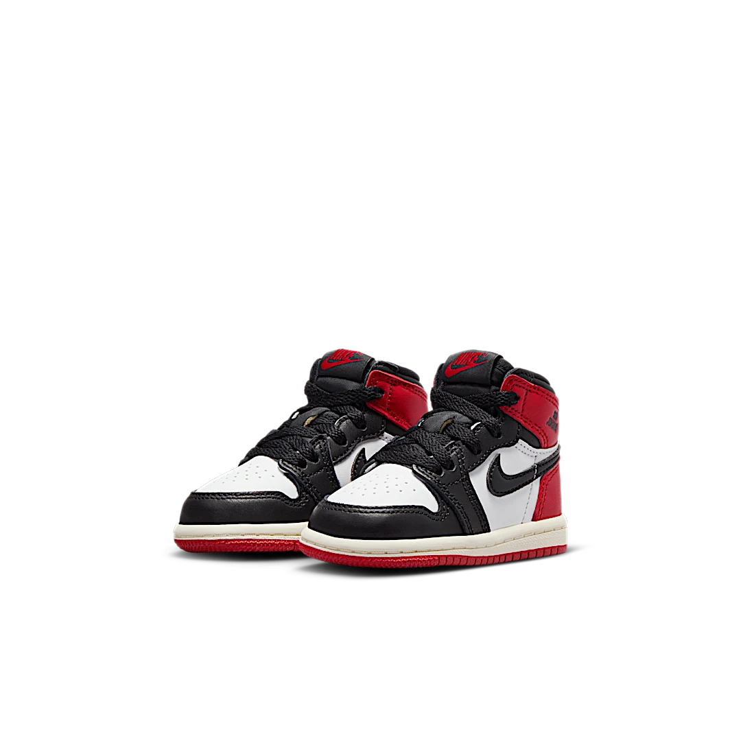Air Jordan 1 Retro High OG Black Toe Reimagined (TD), Black/Black/Varsity Red/White (FD1413-106)