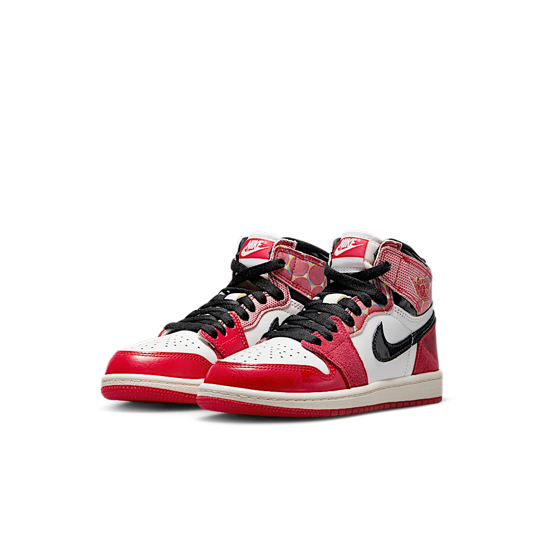 Air Jordan 1 Retro High OG Spider-Man Across the Spider-Verse (PS), University Red/Black/White (DV1749-601)