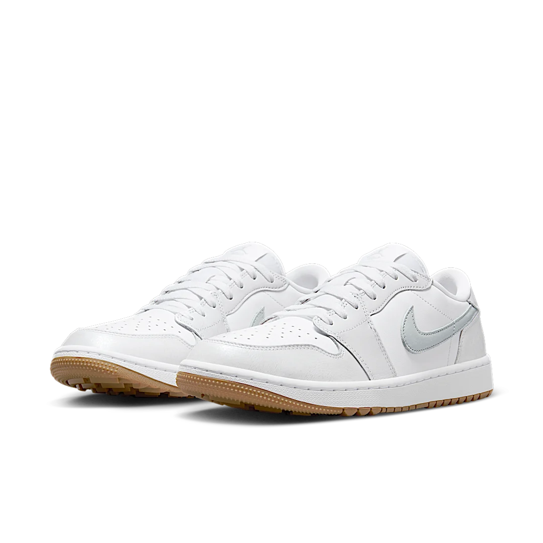 Air Jordan 1 Retro Low Golf White Gum, White/Pure Platinum/Gum Medium Brown (DD9315-111)