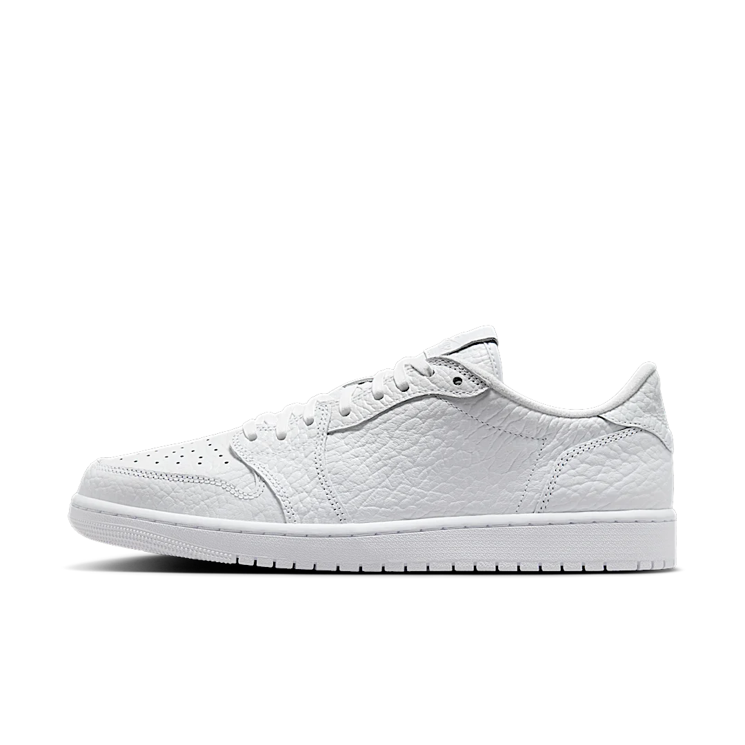 Air Jordan 1 Retro Low Swooshless Triple White (2025), White/White/White (872782-100)