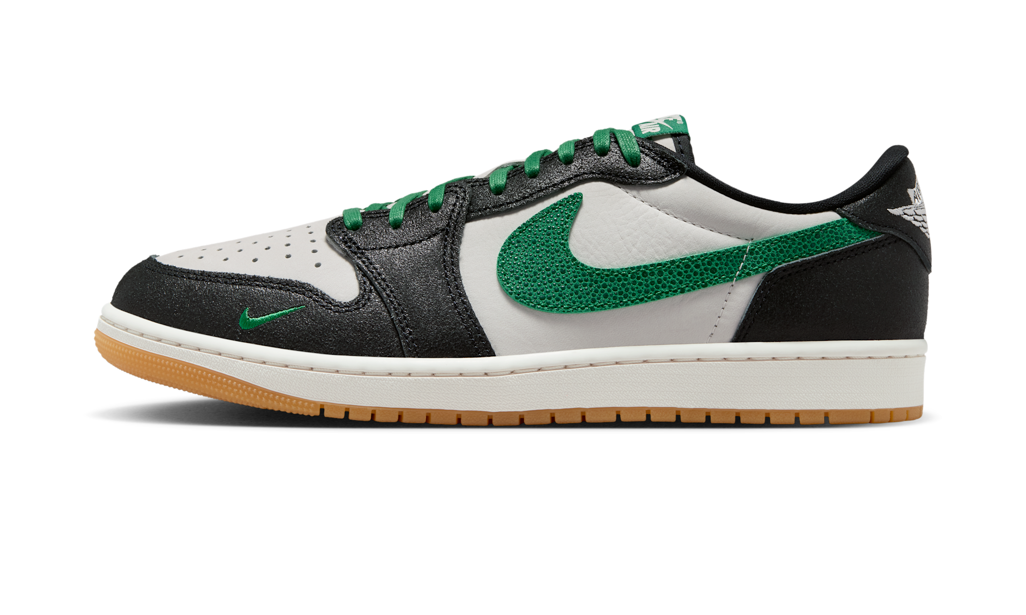 Air Jordan 1 Retro Low OG Phantom Pine Green