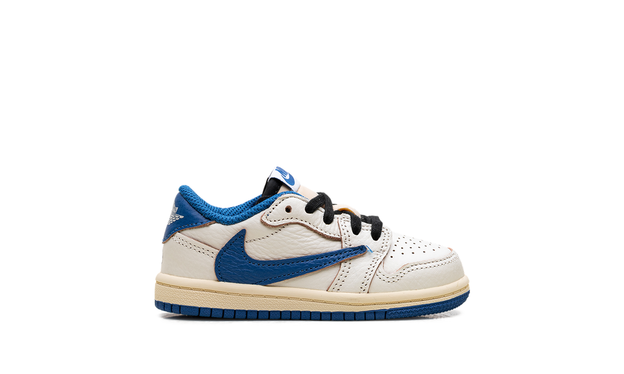 Air Jordan 1 Retro Low OG SP Fragment x Travis Scott Sail Military Blue (TD)