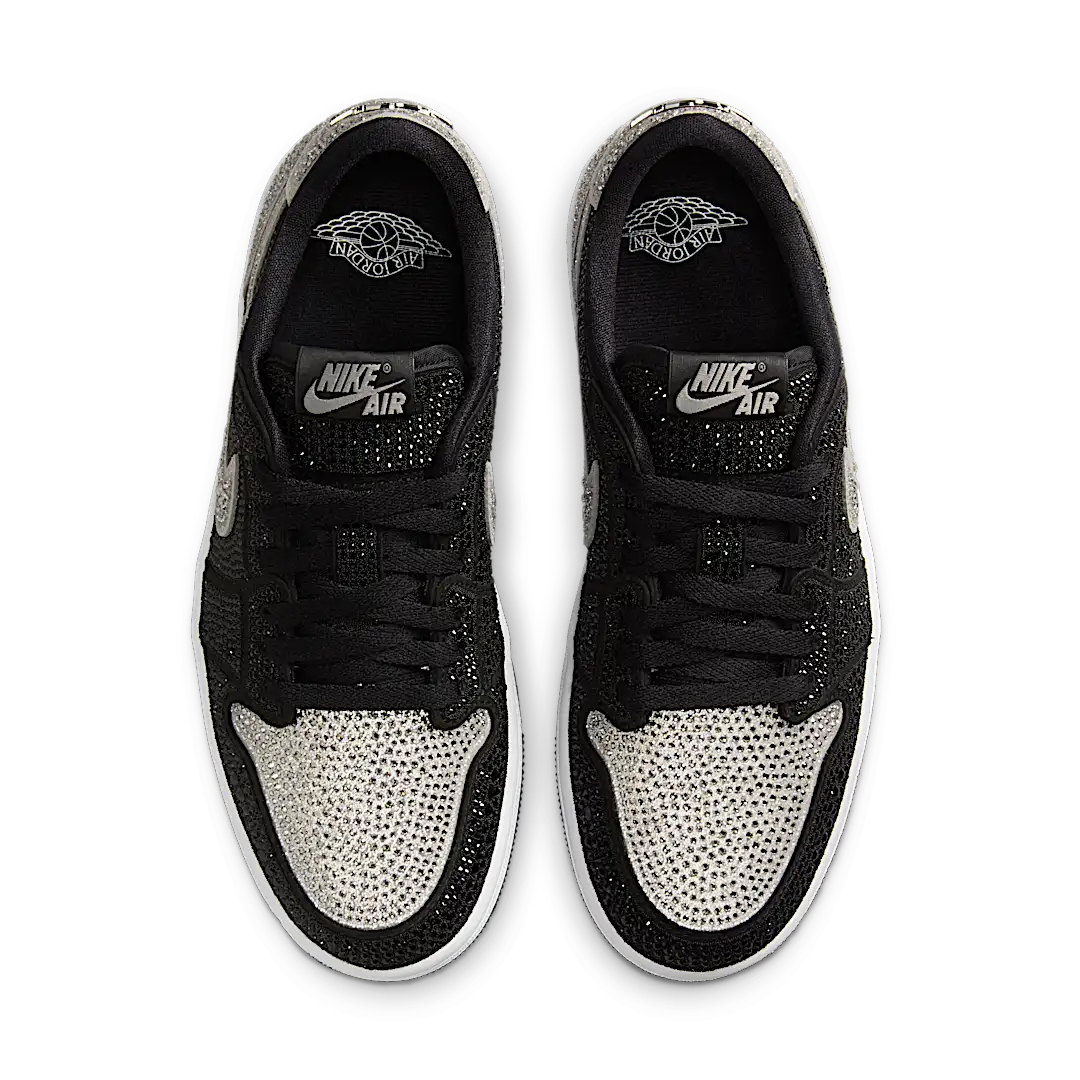 Air Jordan 1 Retro Low OG Swarovski Stealth, Stealth/Stealth (HM9208-001)