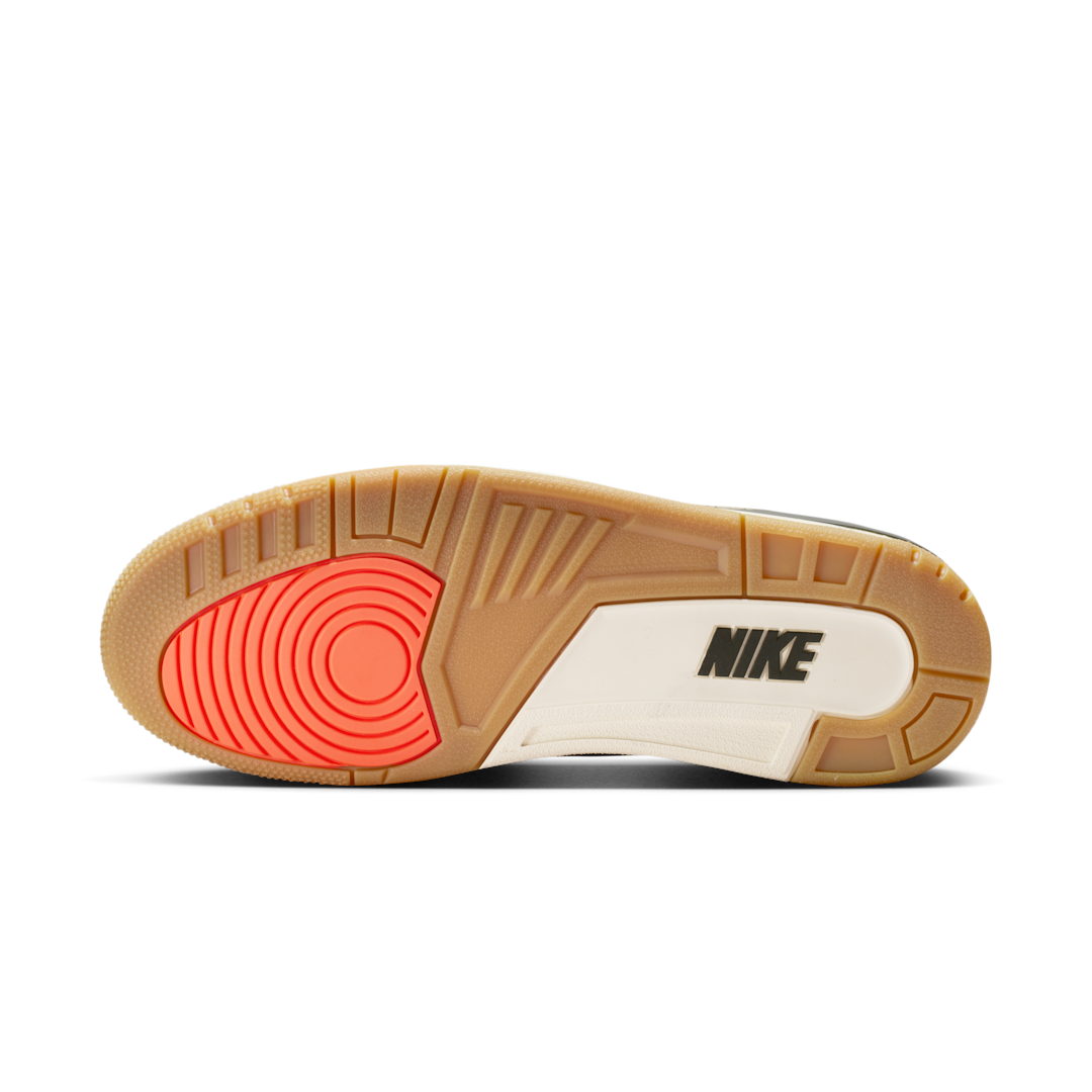 Air Jordan 3 Retro Family Affair, Medium Olive/Sequoia/Neutral Olive/Sail/Total Crimson (DN3707-202)