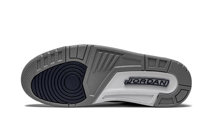 Air Jordan 3 Retro Georgetown (2021), Midnight Navy/Cement Grey-White (CT8532-401 / 398614-401)