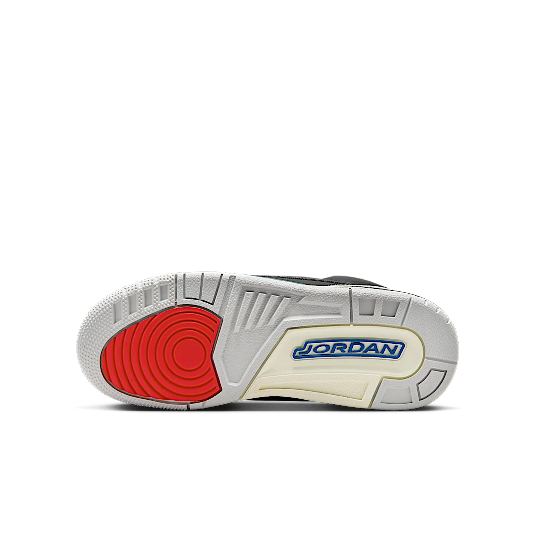 Air Jordan 3 Retro OG Rare Air, Black/Chile Red/Neutral Grey/Military Blue/Coconut Milk (IB8968-004)
