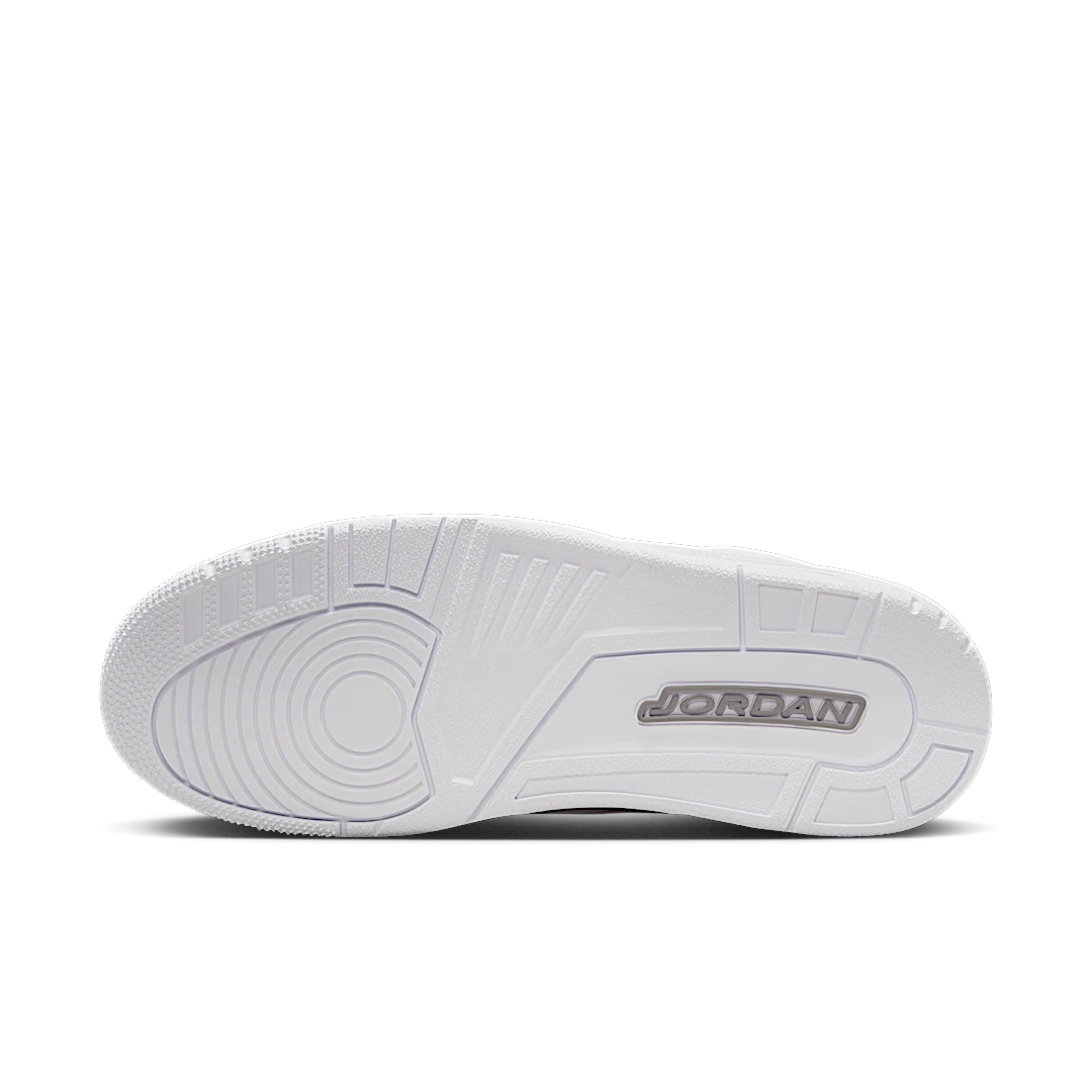 Air Jordan 3 Retro Pure Money (2025), White/White/Metallic Silver (CT8532-111)