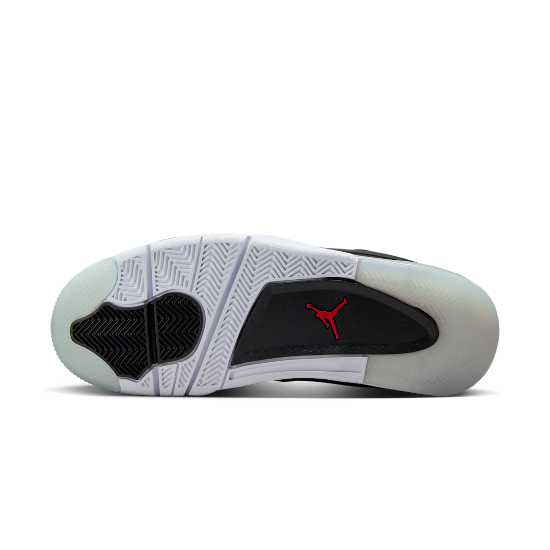 Air Jordan 4 RM Black Metallic, Black/Wolf Grey/White/Fire Red (HV5184-010)