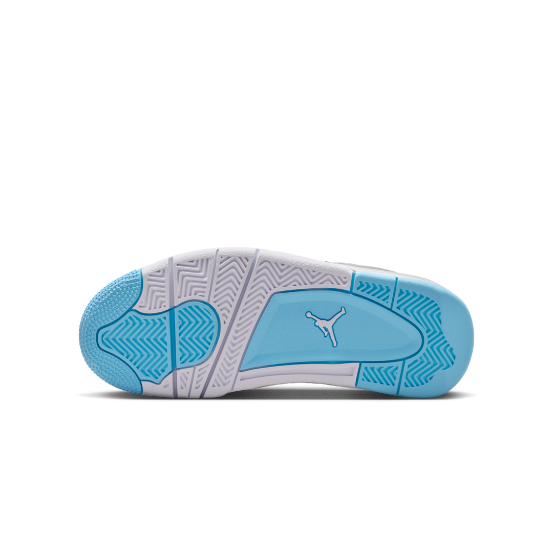 Air Jordan 4 RM Inspired by the Greatest, Flat Pewter/Photon Dust/White/Blue Chill (FQ7938-014)