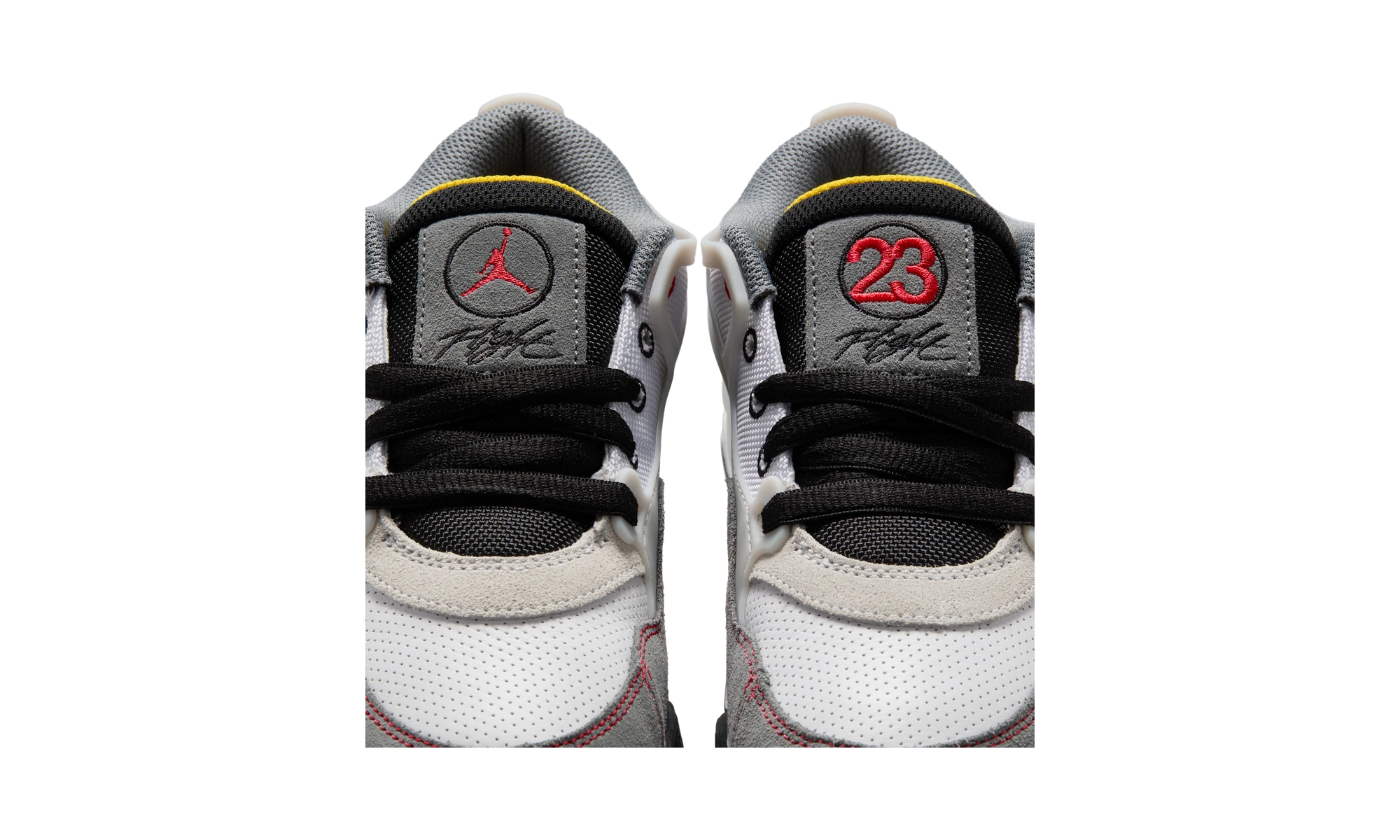 Air Jordan 4 RM Premium White Black Smoke Grey Fire Red