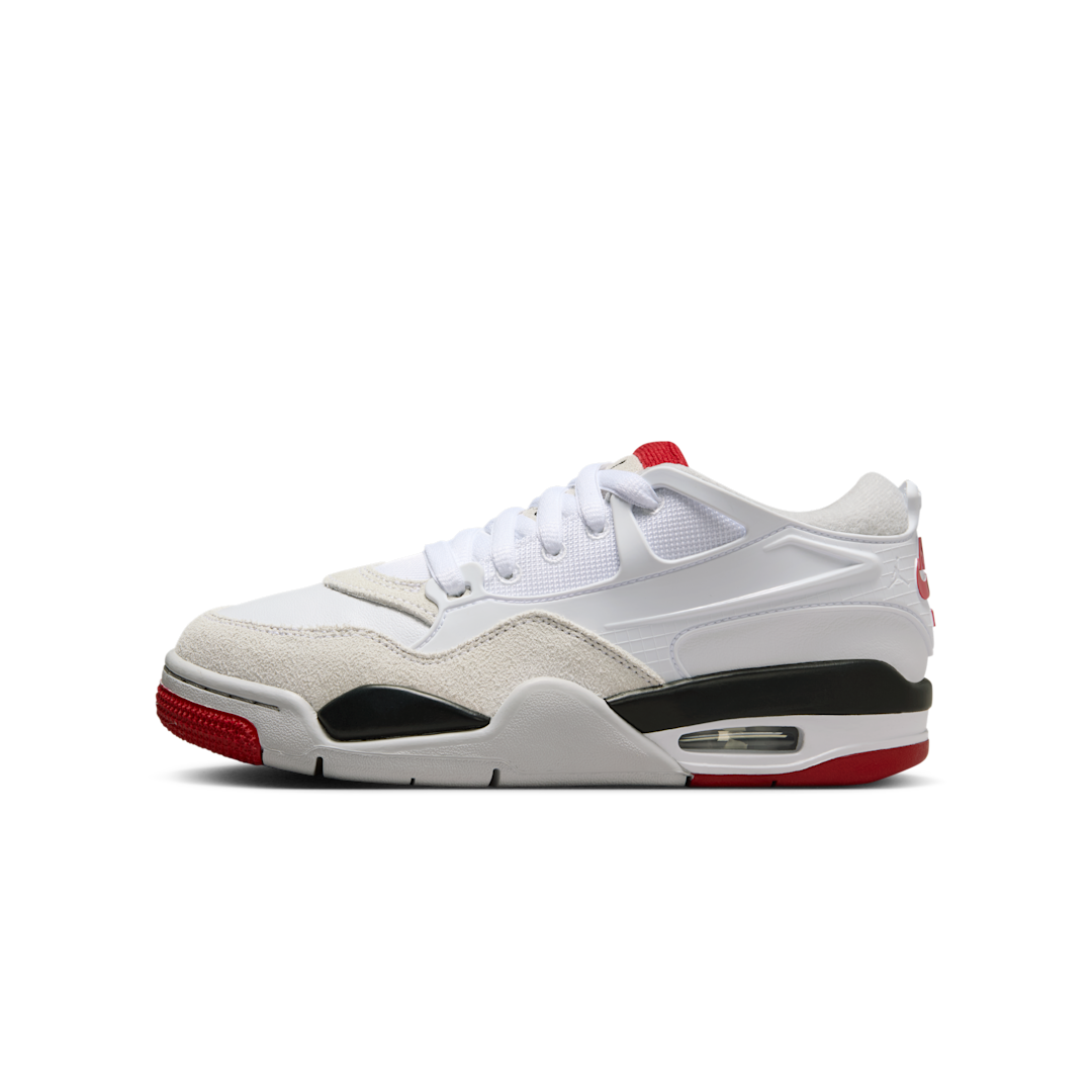 Air Jordan 4 RM White Black Neutral Grey Varsity Red, White/Black/Neutral Grey/Varsity Red (FQ7938-102)
