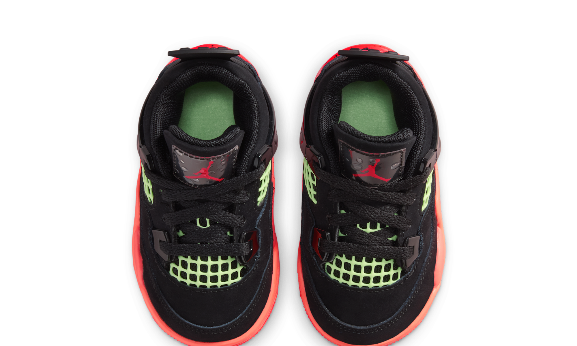 Air Jordan 4 Retro Black Bright Mango Barely Volt Infrared 23