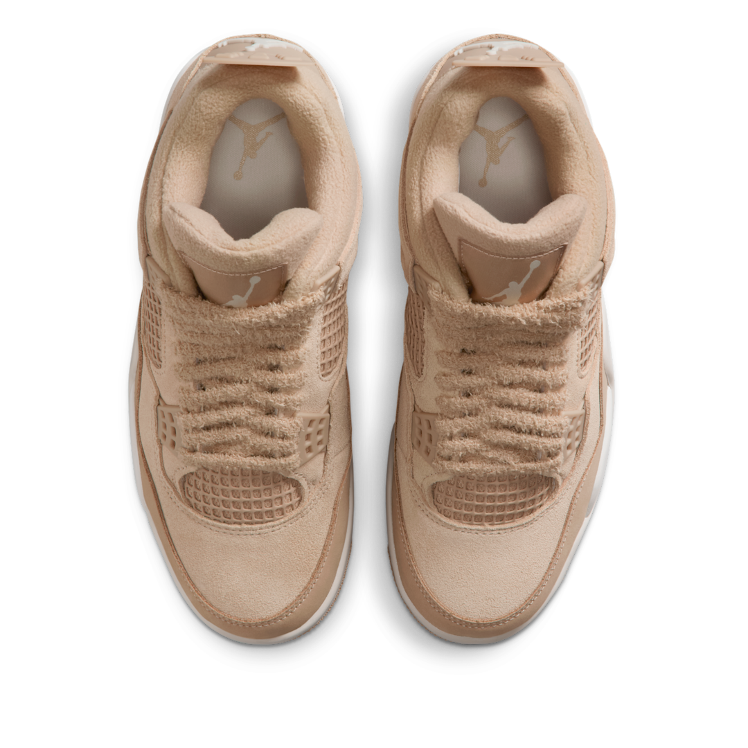 Air Jordan 4 Retro Cozy Girl, Hemp/Light Orewood Brown (HV0823-200)