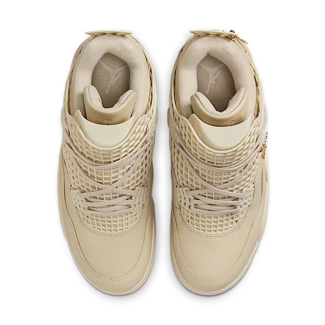 Air Jordan 4 Retro Net Rattan, Rattan/Rattan/Metallic Gold (FN7251-200)