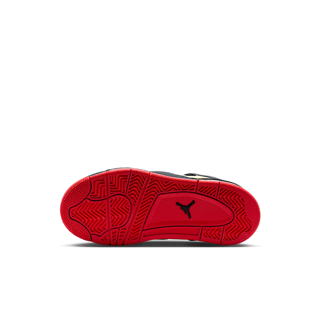 Air Jordan 4 Retro Pizza (PS), Fire Red/Sesame/White/Starfish (IH2093-200)