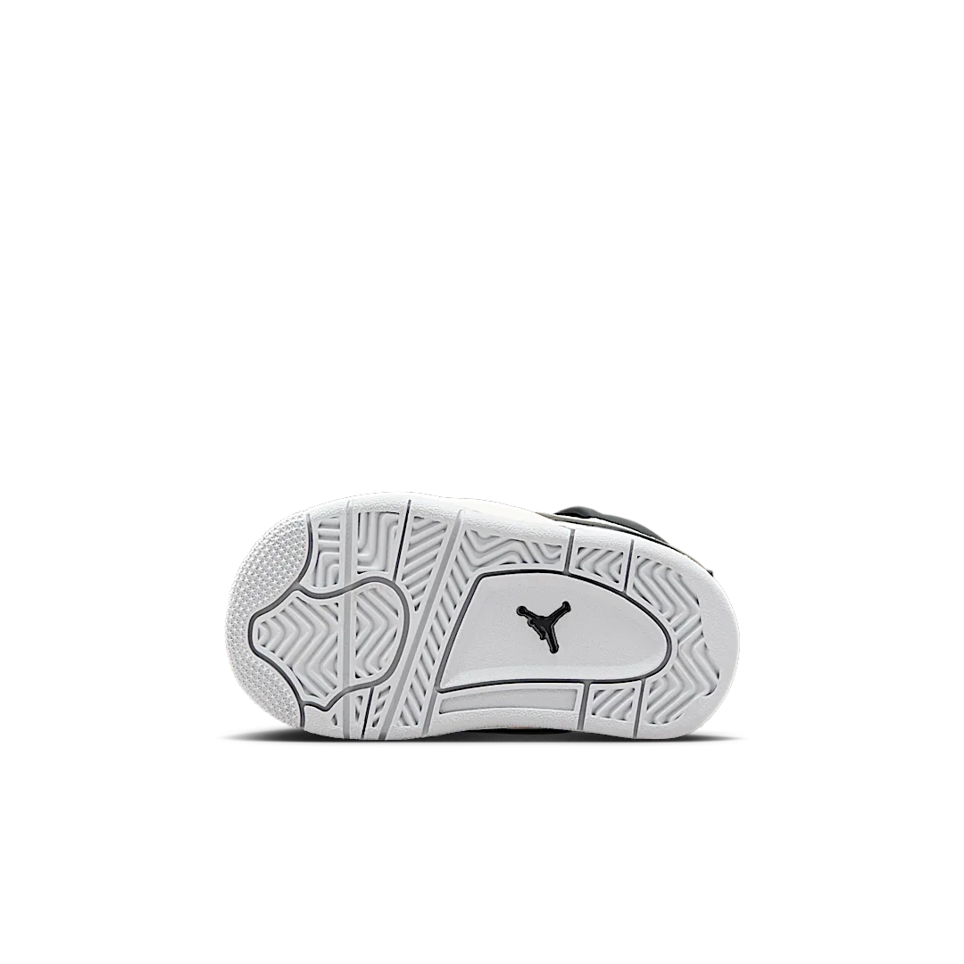 Air Jordan 4 Retro Platinum Gold (TD), Pure Platinum/Metallic Gold/Black/Sail (FZ8584-070)