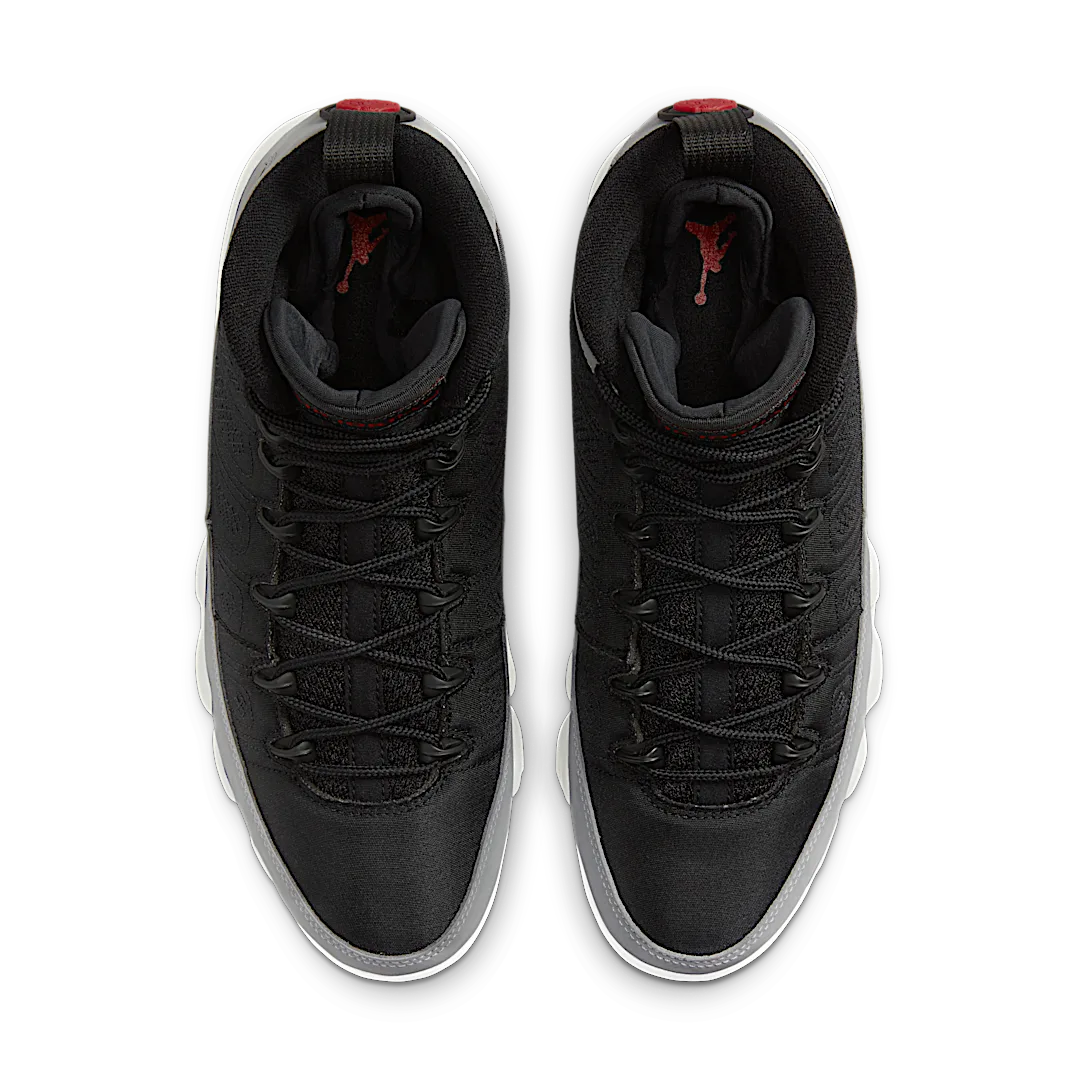 Air Jordan 9 Retro Particle Grey, Black/University Red/Particle Grey/White (CT8019-060)