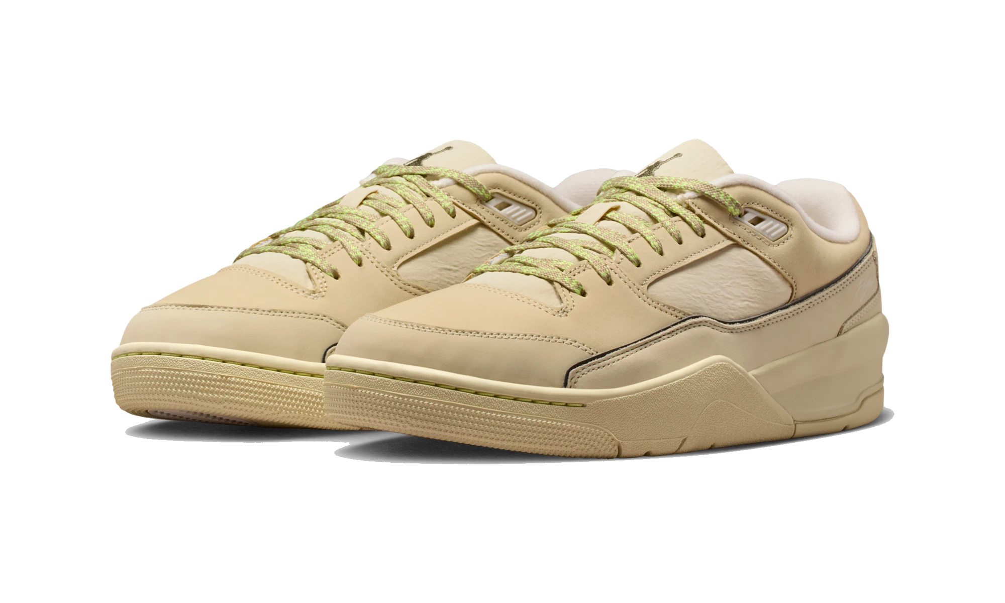 Air Jordan Flight Court Light Khaki Lemon Twist