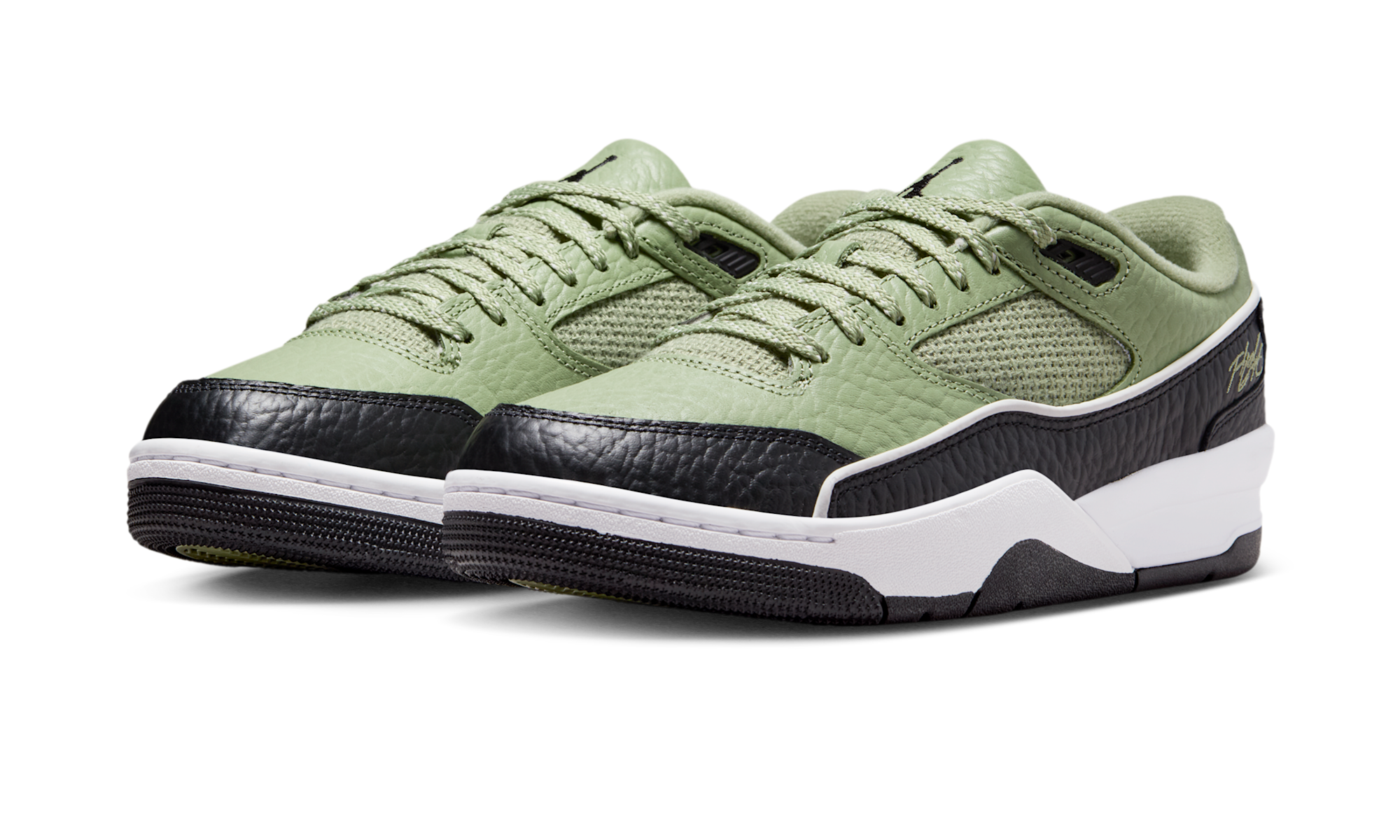 Air Jordan Flight Court Oil Green Black