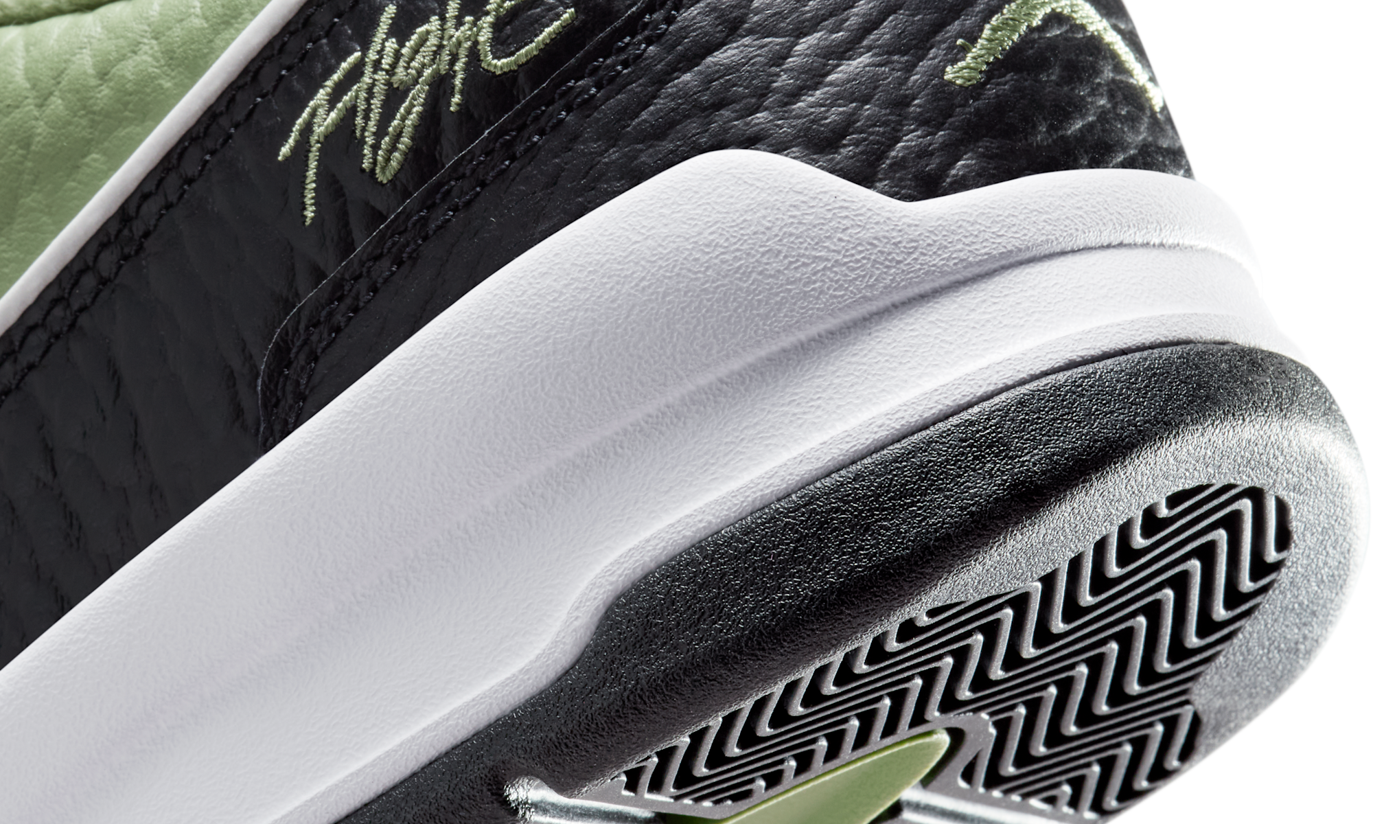 Air Jordan Flight Court Oil Green Black
