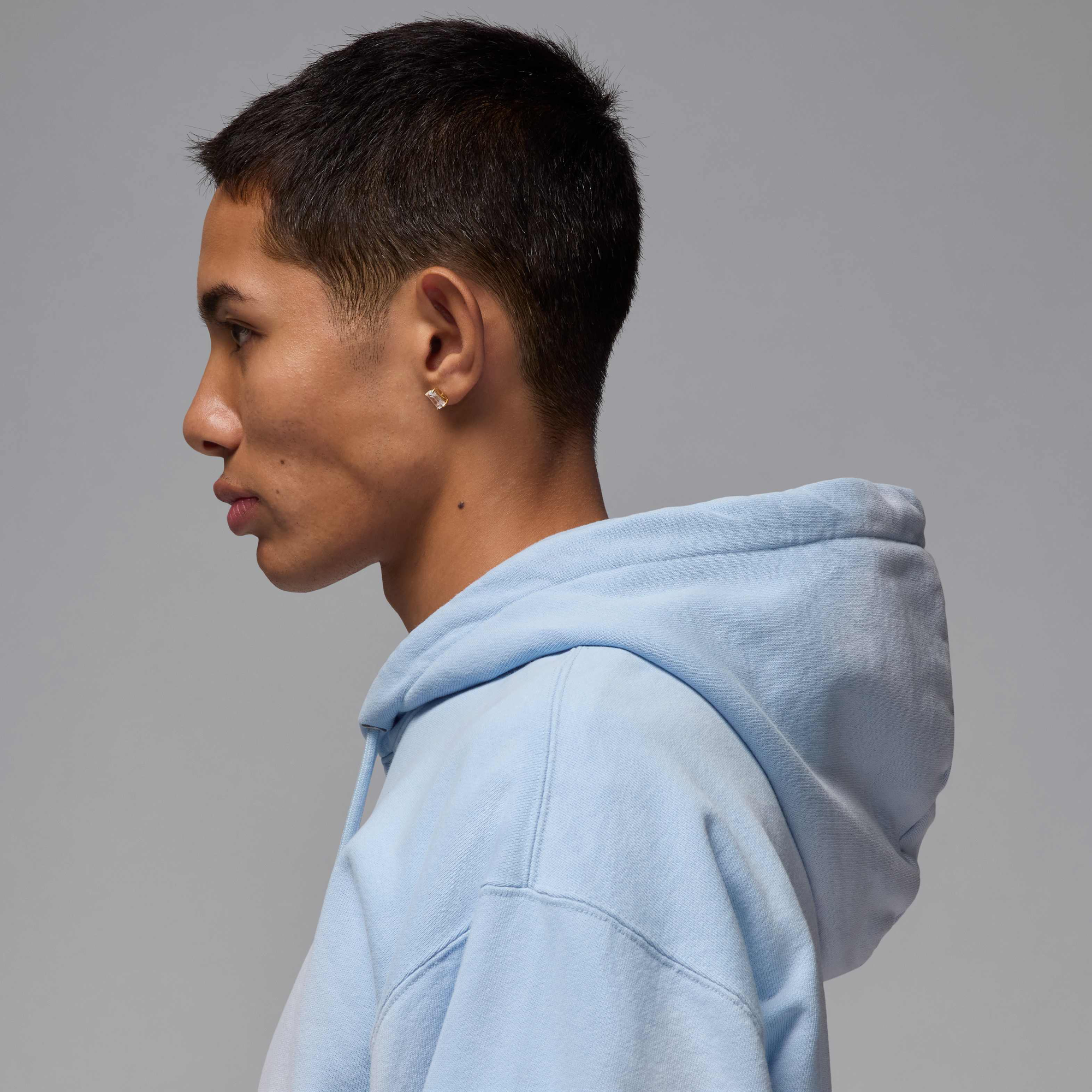 Air Jordan Flight Fleece Pullover Hoodie Hydrogen Blue