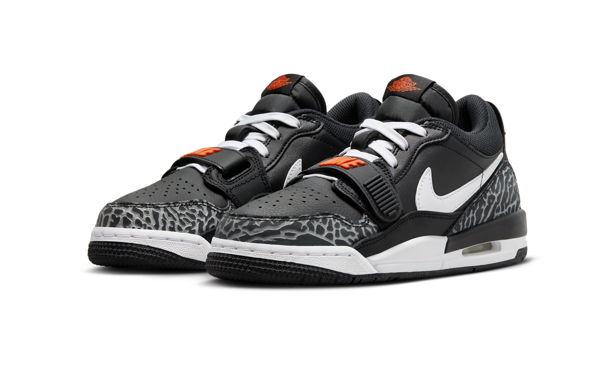 Air Jordan Legacy 312 Low Black White Safety Orange
