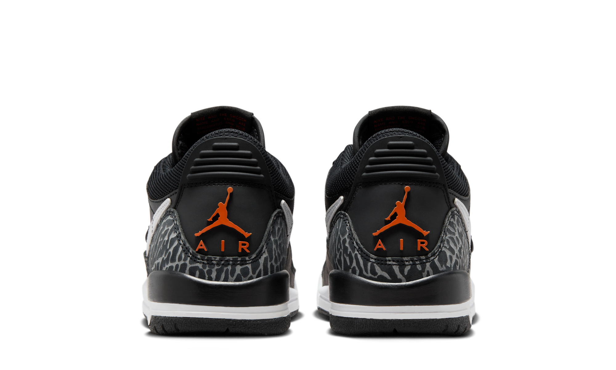 Air Jordan Legacy 312 Low Black White Safety Orange