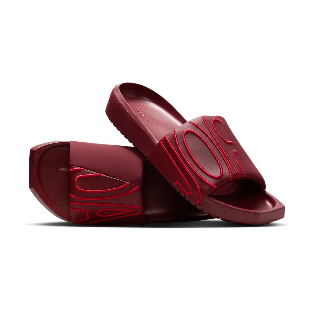 Air Jordan NOLA Slide Dark Team Red Hibiscus, Dark Team Red/Mystic Hibiscus (CZ8027-603)