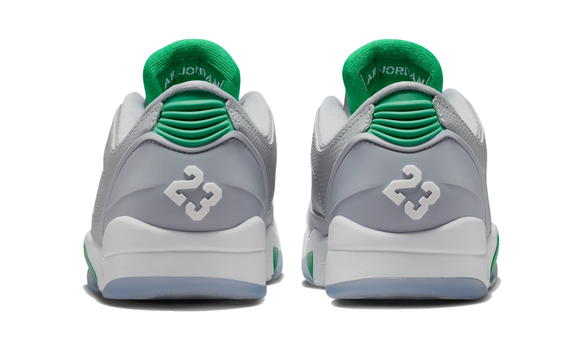 Air Jordan Sixty Plus Low Wolf Grey Lucky Green