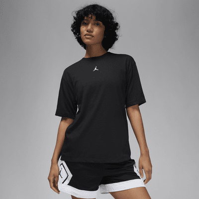 Air Jordan Sport Diamond Short-Sleeve Top Black/White - Sneak