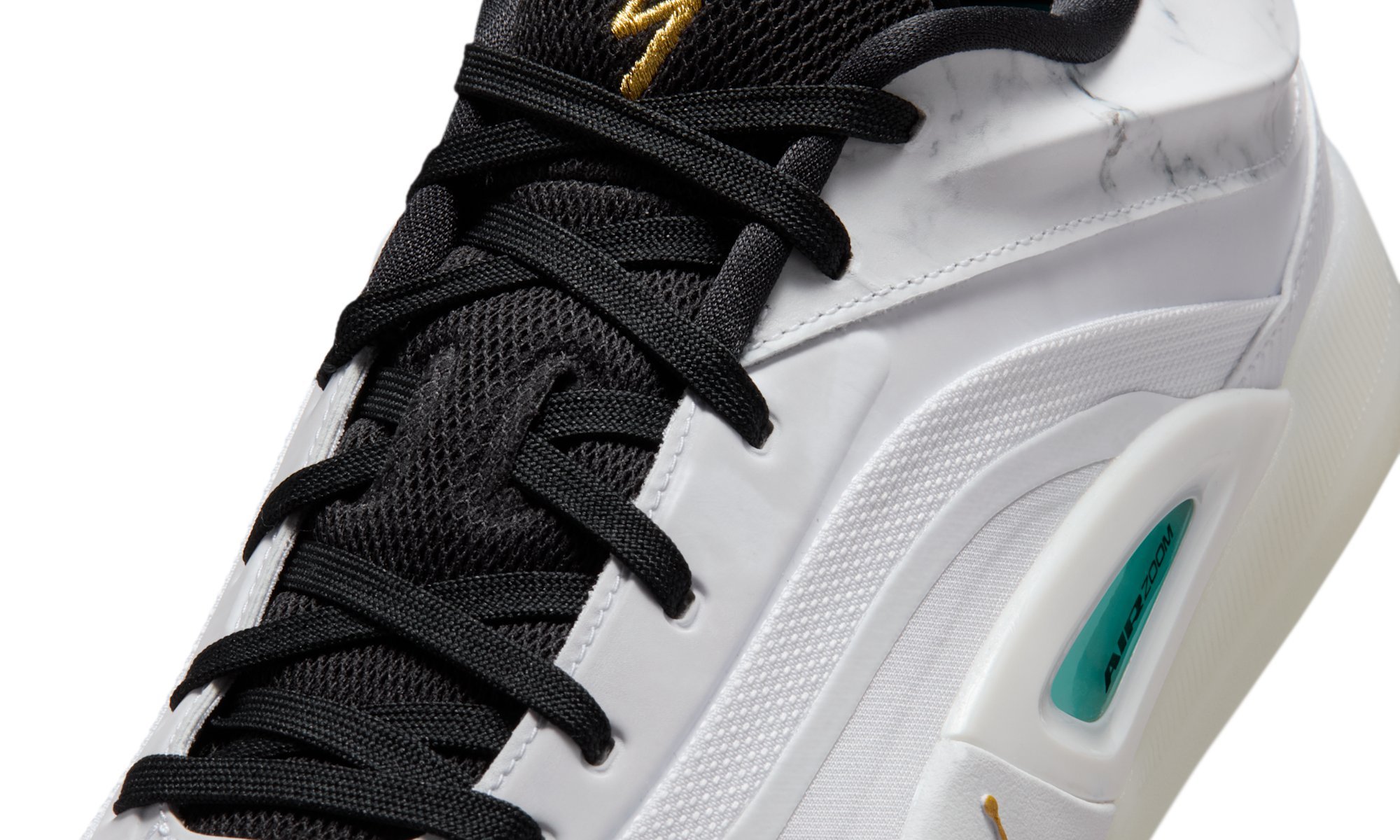 Air Jordan Zion 4 White Metallic Gold