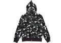 BAPE City Camo Shark Full Zip Hoodie (SS23) Black