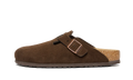 Birkenstock Boston Soft Footbed Suede Mocca