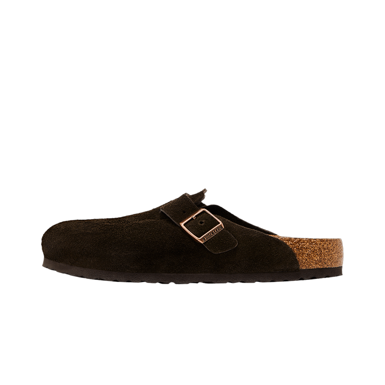 Birkenstock Boston Soft Footbed Suede Mocha, Mocha Brown (0660461)