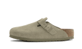 Birkenstock Boston Suede Faded Khaki