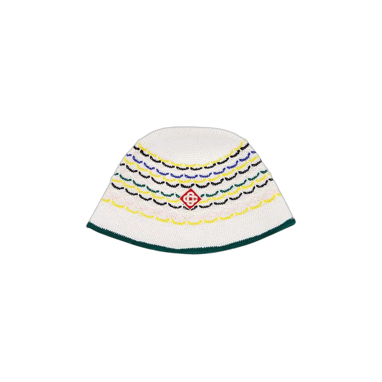 Casablanca Tuck Stitch Hat Multicolor