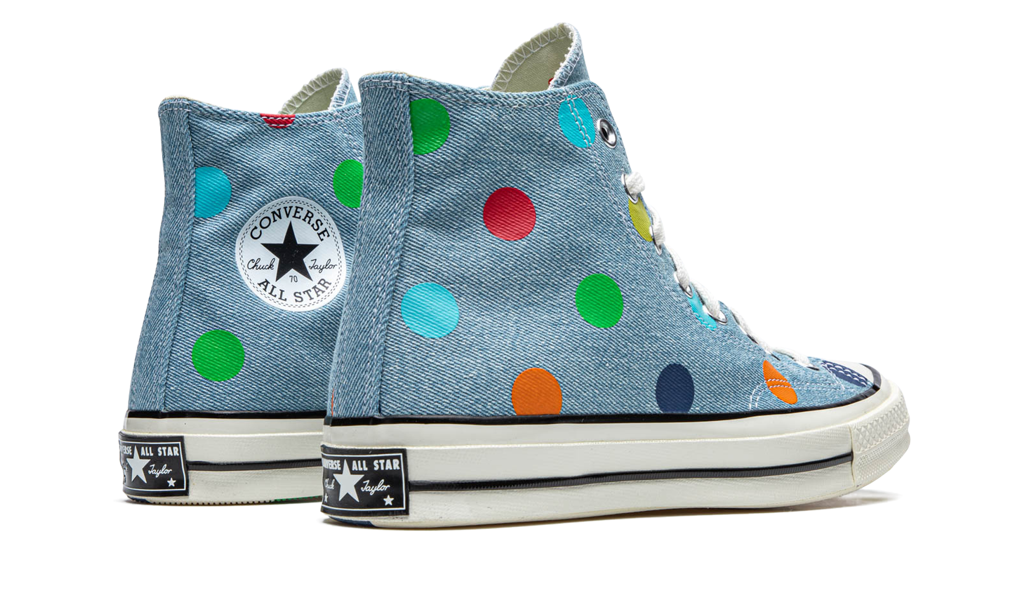Converse Chuck Taylor All Star 70 Hi Golf Wang Denim Polka Dots