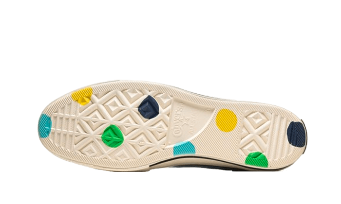 Converse Chuck Taylor All Star 70 Hi Golf Wang Denim Polka Dots, Blue/Egret-Black (170011C)