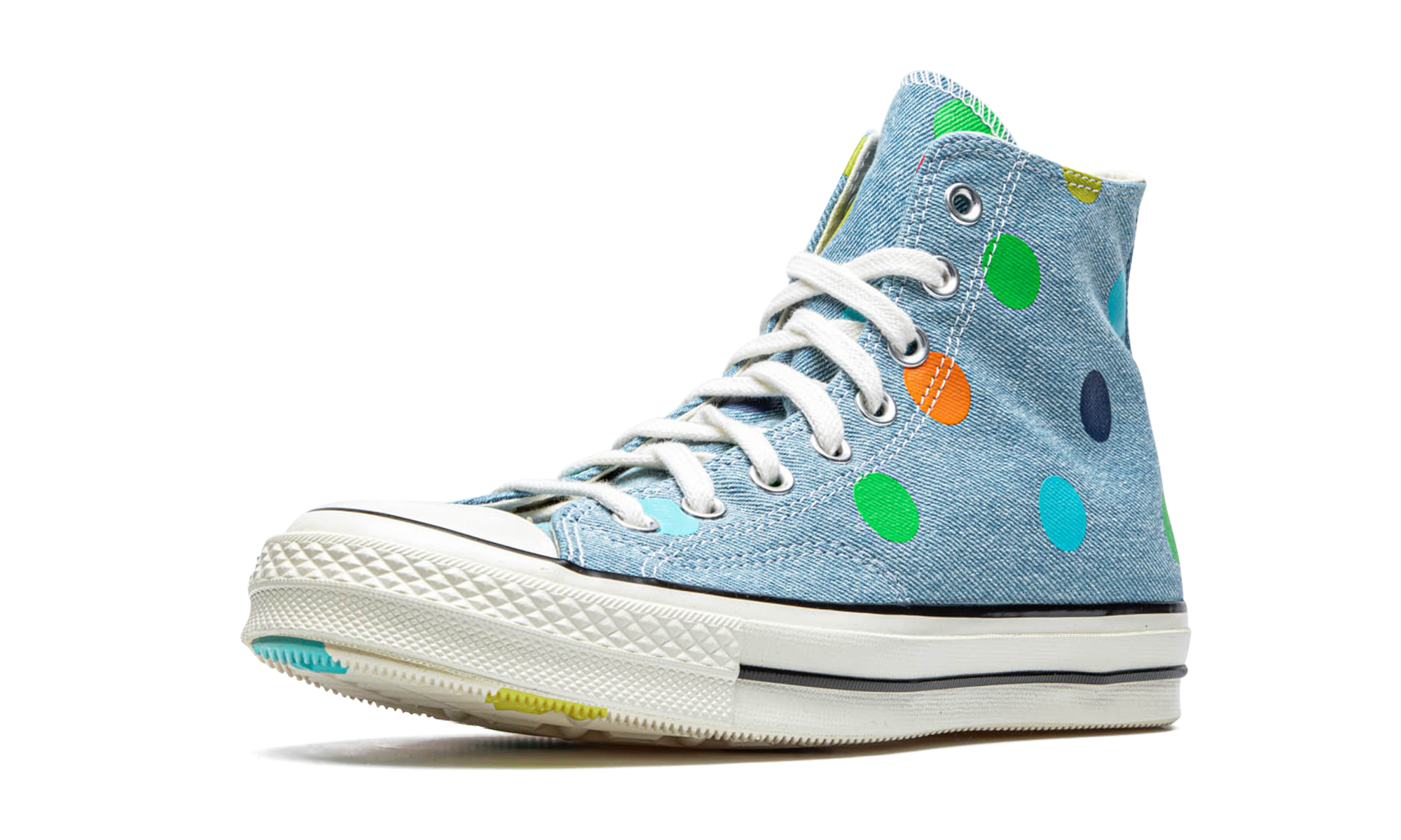 Converse Chuck Taylor All Star 70 Hi Golf Wang Denim Polka Dots