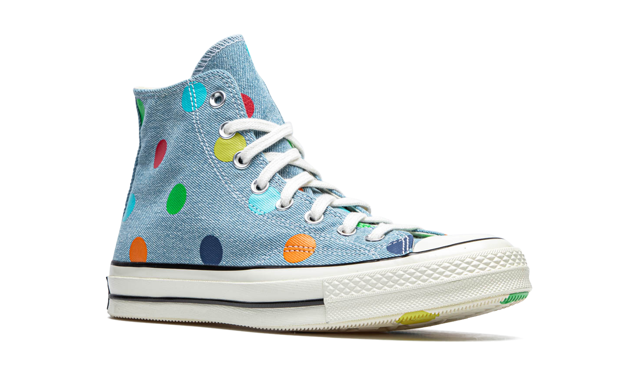Converse Chuck Taylor All Star 70 Hi Golf Wang Denim Polka Dots