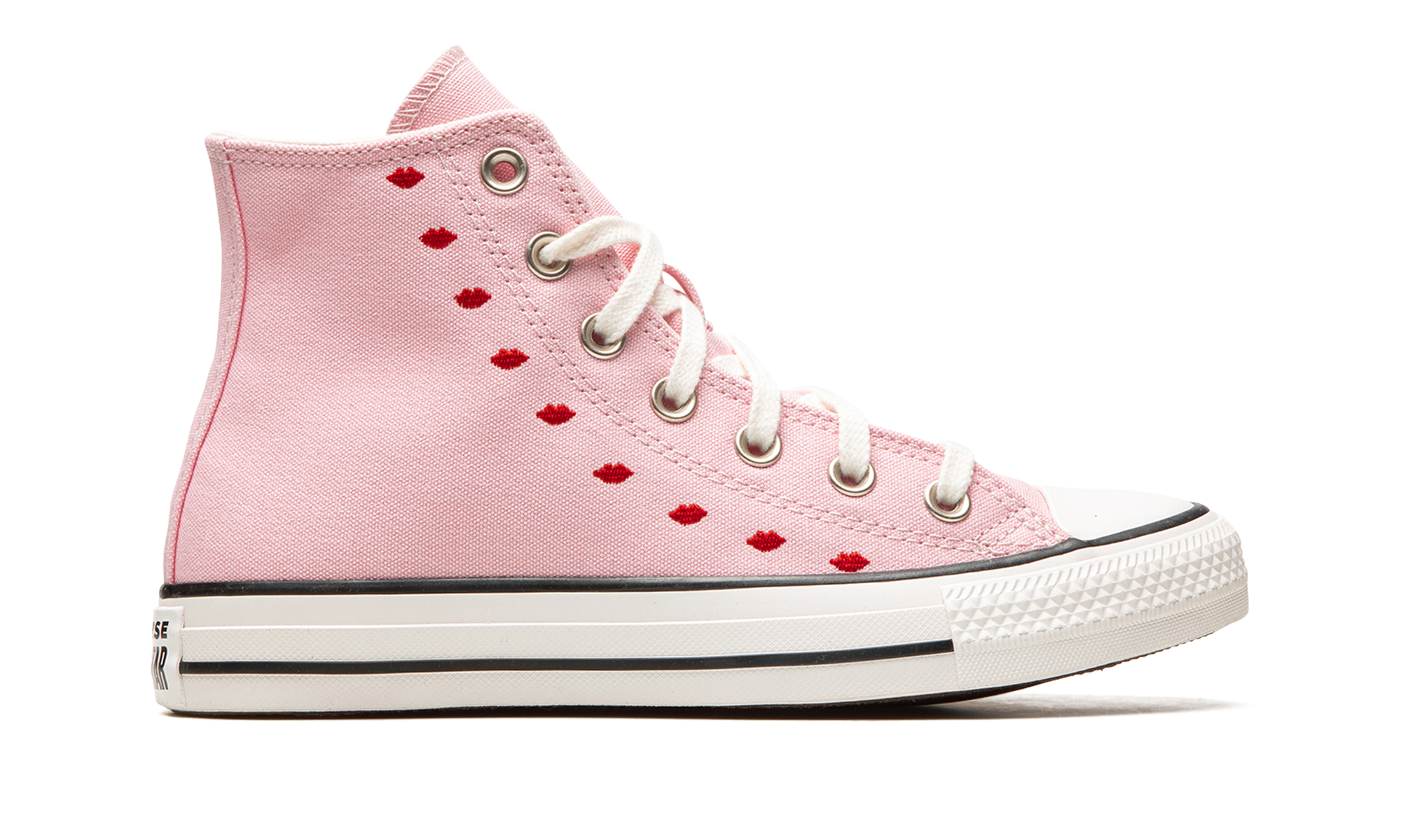 Converse Chuck Taylor All Star Hi Embroidered Hearts Pink