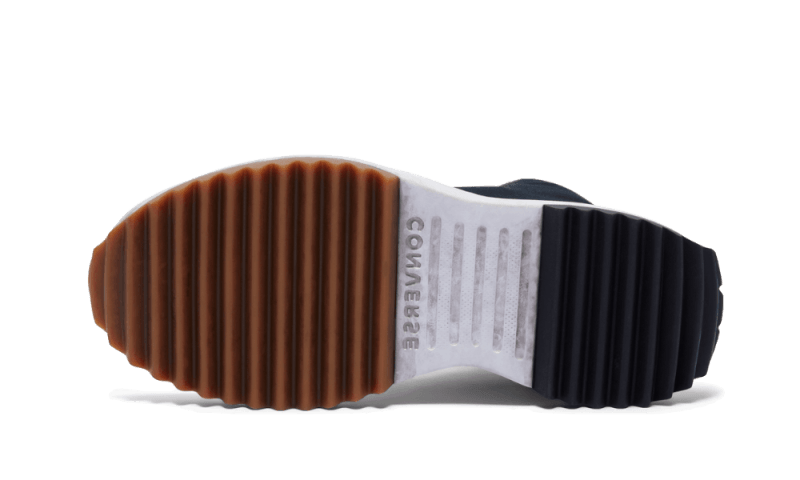 Converse Run Star Hike Hi Black White Gum Distressed, Black/Gum (168297C)