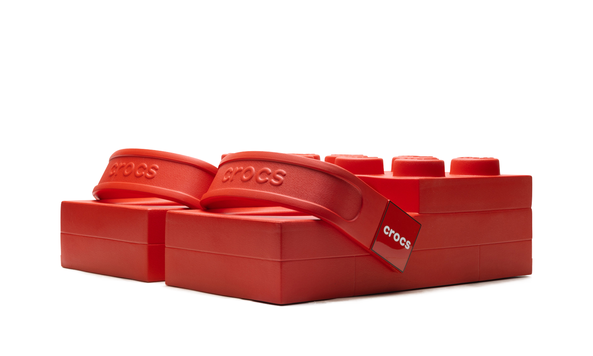 Crocs Brick Clog LEGO Red