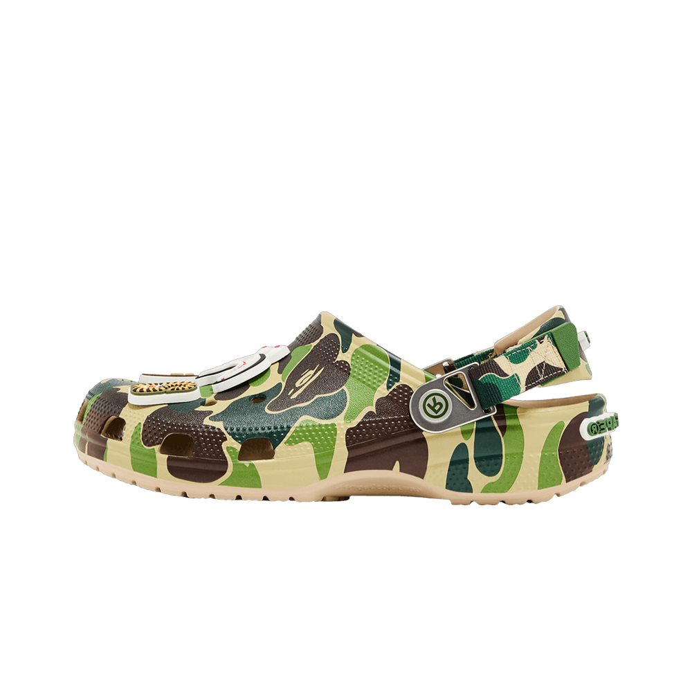 Crocs Classic Clog A Bathing Ape ABC Camo Green