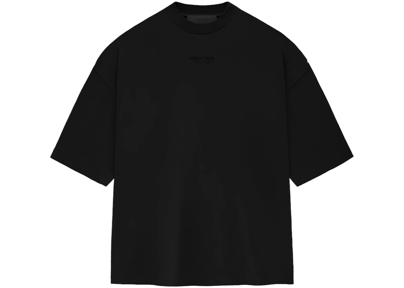 Fear of God Essentials Small Logo Tee Jet Black, Jet Black (fear-of-god-essentials-tee-jet-black)