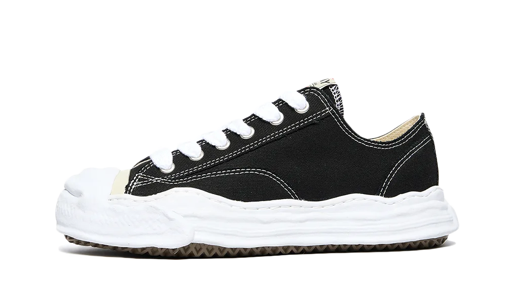 Maison Mihara Yasuhiro Hank OG Sole Canvas Low Black, Black/White (A05FW702)