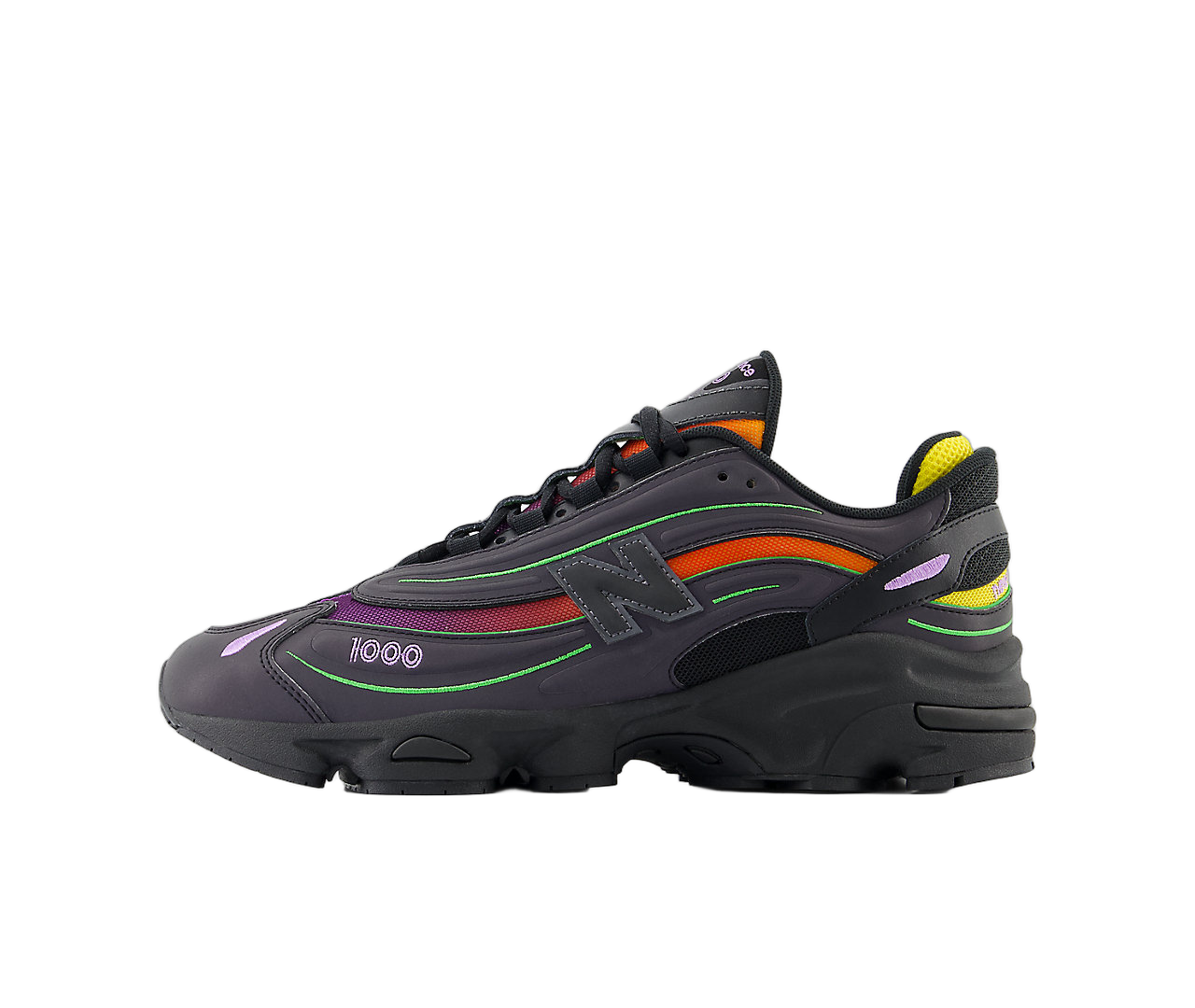 New Balance 1000 Reflective Black Multi-Color, Black/Multi-Color (M1000TP)